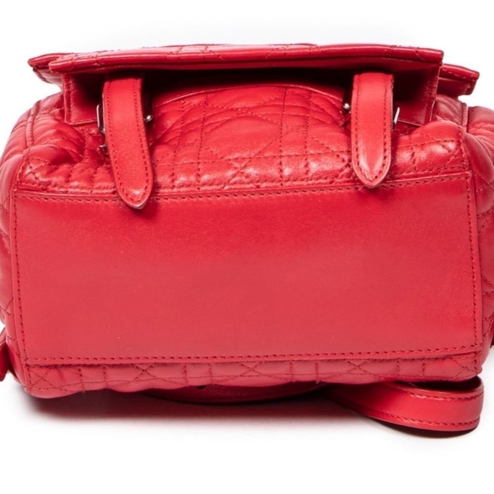 Dior Red Quilted Backpack Dior Small Stardust Backpack - Picture 7 of 9